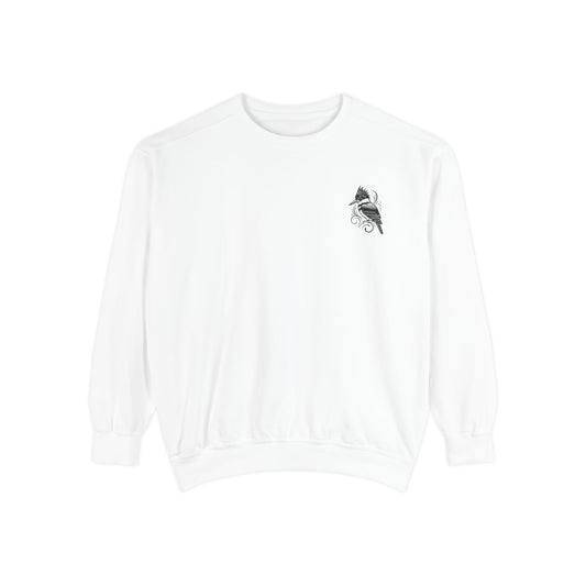 Butterfly Skull Sweatshirt – Minimal Gothic Crewneck